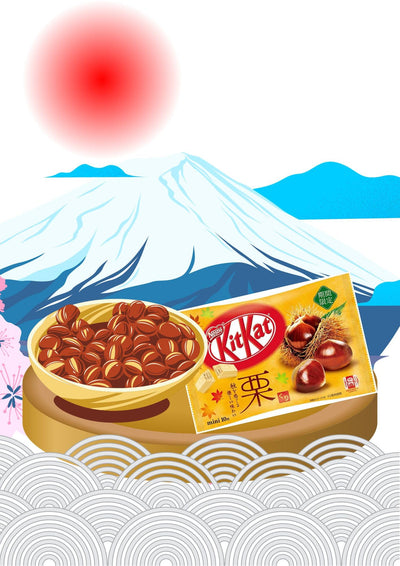 Japanese Kit Kat Variety 5 Pack | Matcha, Sweet Potato, Chestnut,  Black Chocolate, Ice Cream | 5 Full Bags | Prefect Gift | Ships fast from USA