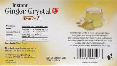 Instant Ginger Crystal 85 Drink - 10 sachets