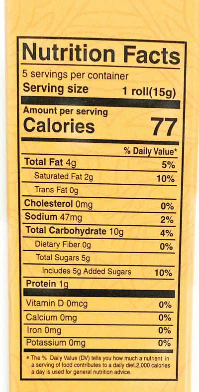 Toko Lemon Cookie Rolls 2.64 Oz(2 Pack)