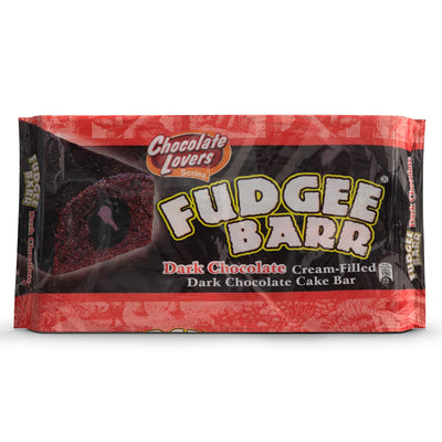 Fudgee Barr Indivually Wrapped Cream Filled Snack Cakes, Chocolate, 41g, 10 Count