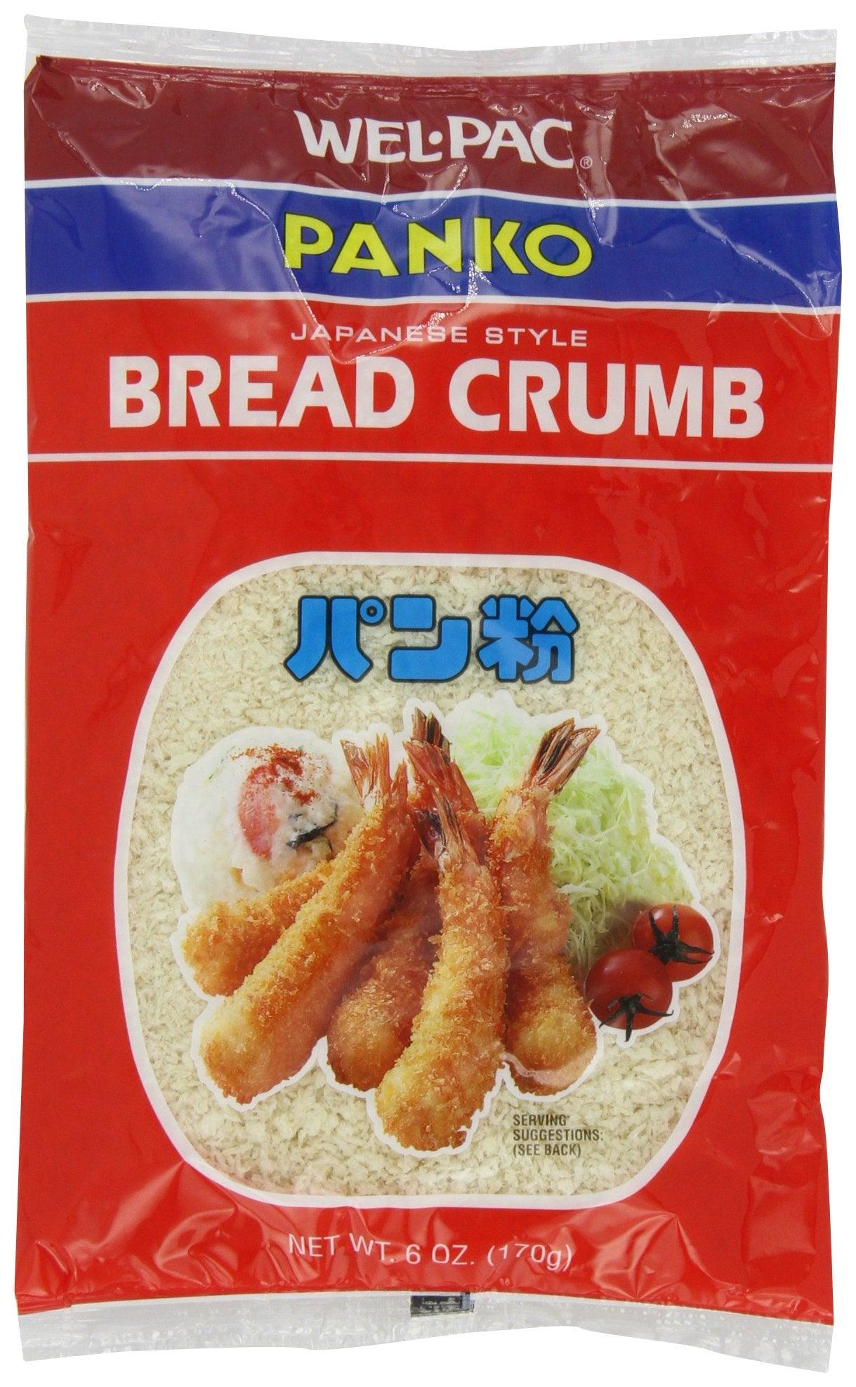 Welpac Japanese Style Panko Bread Crumbs, 6-Ounce (Pack of 6)