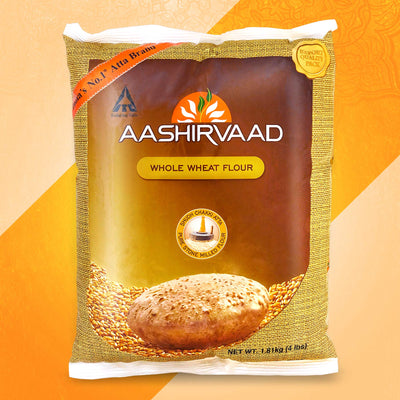 Aashirvaad Whole Wheat Flour - 4 Pound