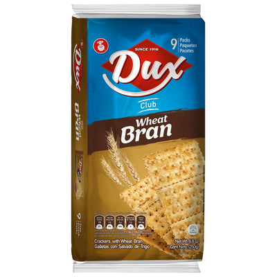 Dux Wheat Crackers | Fiber and Oats | Enjoy Anytime | 8.82 Oz (Pack of 4)