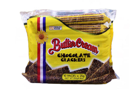 Butter Cream Chocolate Crackers - 250 g / 8.8 oz - Product of the Philippines - Mighty Depot