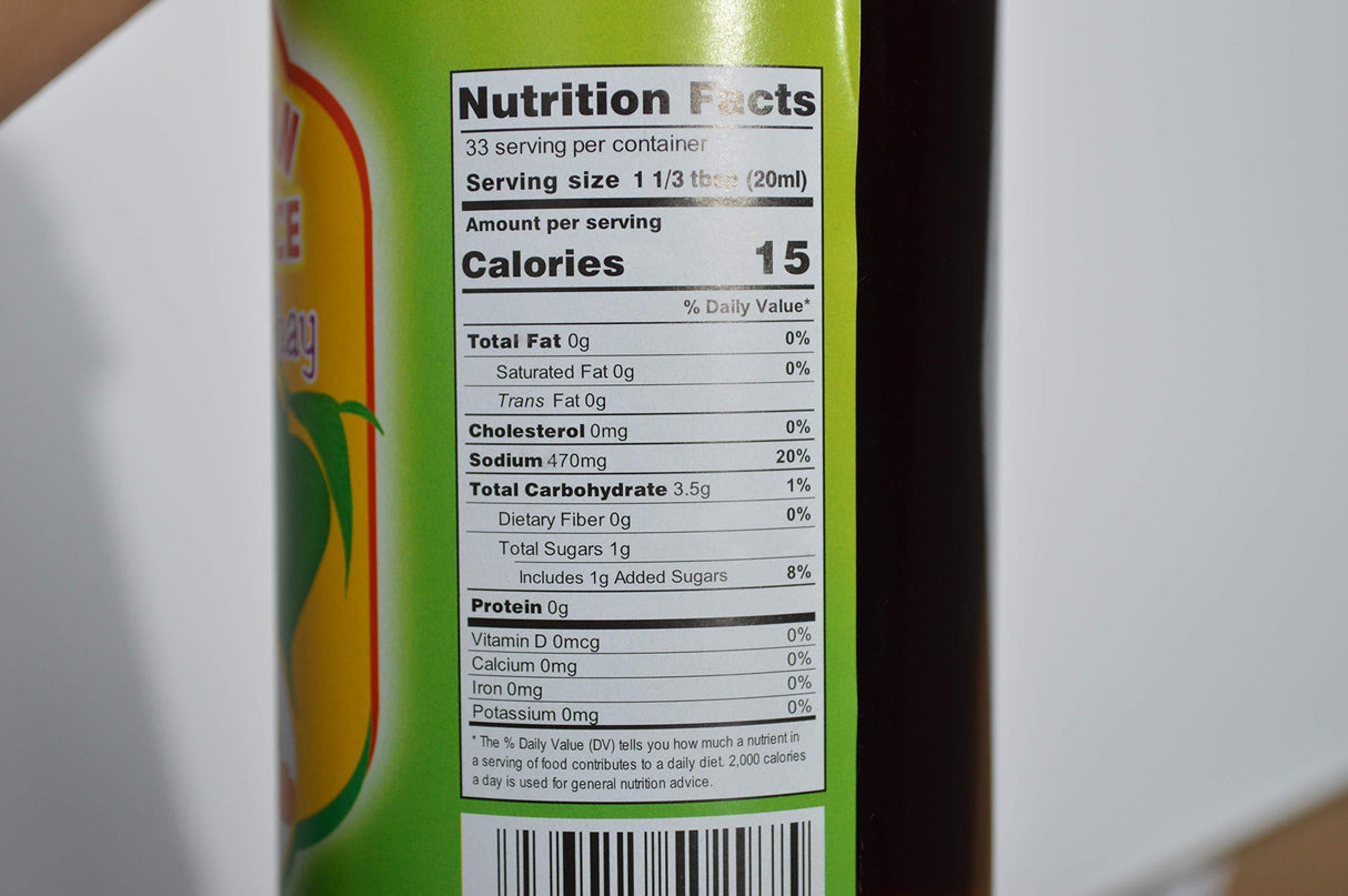 Vegan Fish Sauce (Nuoc Mam Chay) 23oz Bottle - Mighty Depot