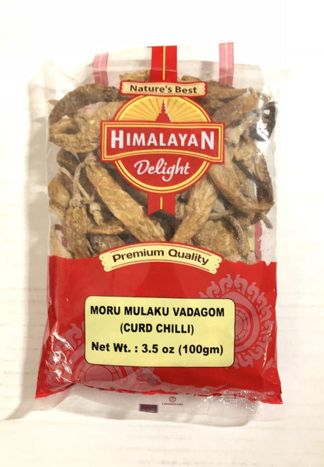 Himalayan Delight Premium Quality Moru Mulaku Vadagom (Curd Chilli) - 3.5 Oz./100g. - Mighty Depot