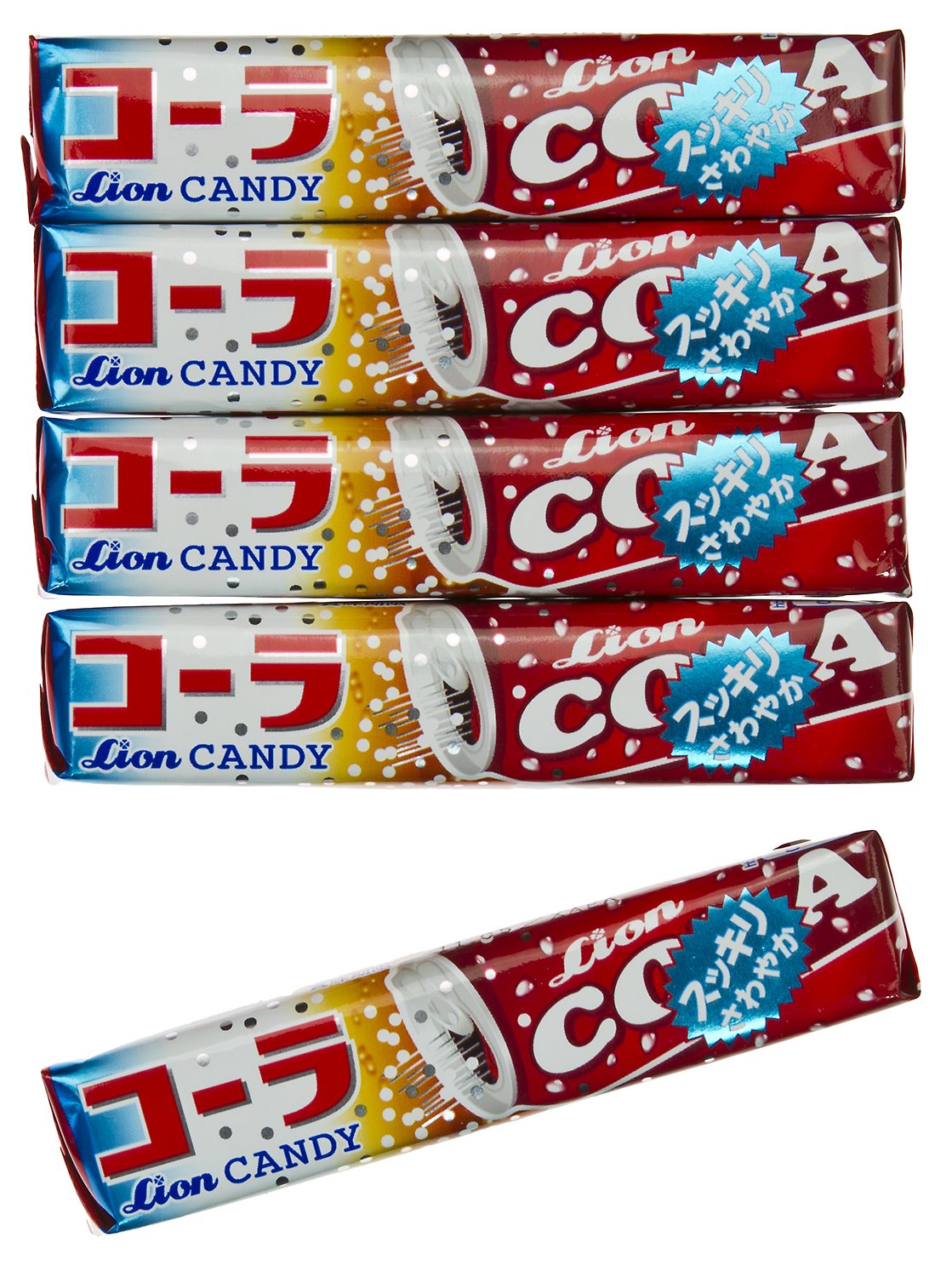Cola: Lion Hard Candy 5-Pack Bundle (Japanese Import)