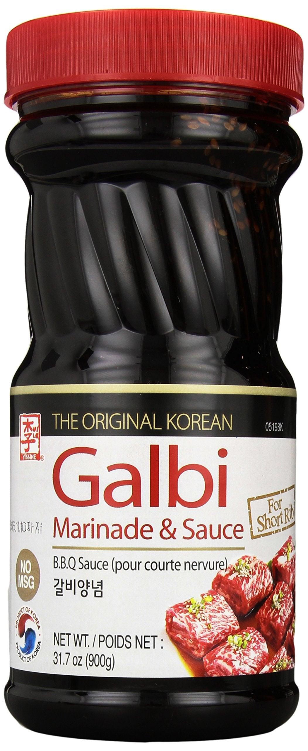 Yissine Korean B.B.Q Sauce for Short Rib, 32 Ounce - Mighty Depot