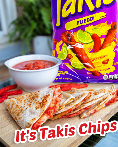 Barcel Takis Fuego Hot Chili Pepper & Lime Tortilla Chips Oz