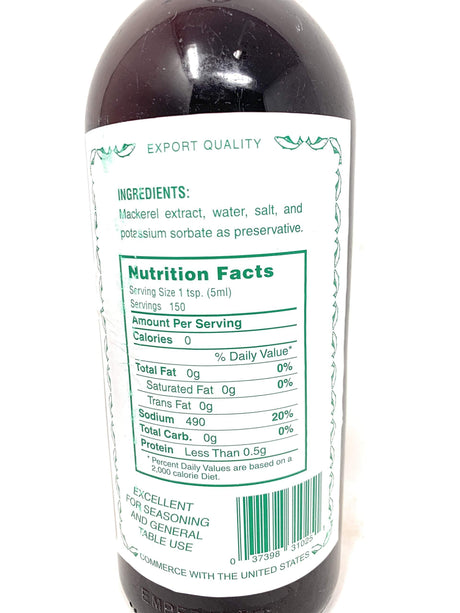 Rufina Patis Fish Sauce, 25 oz - Mighty Depot