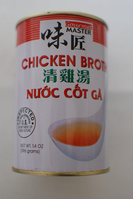 Chicken Broth 140 oz (Pack of 12) - Mighty Depot