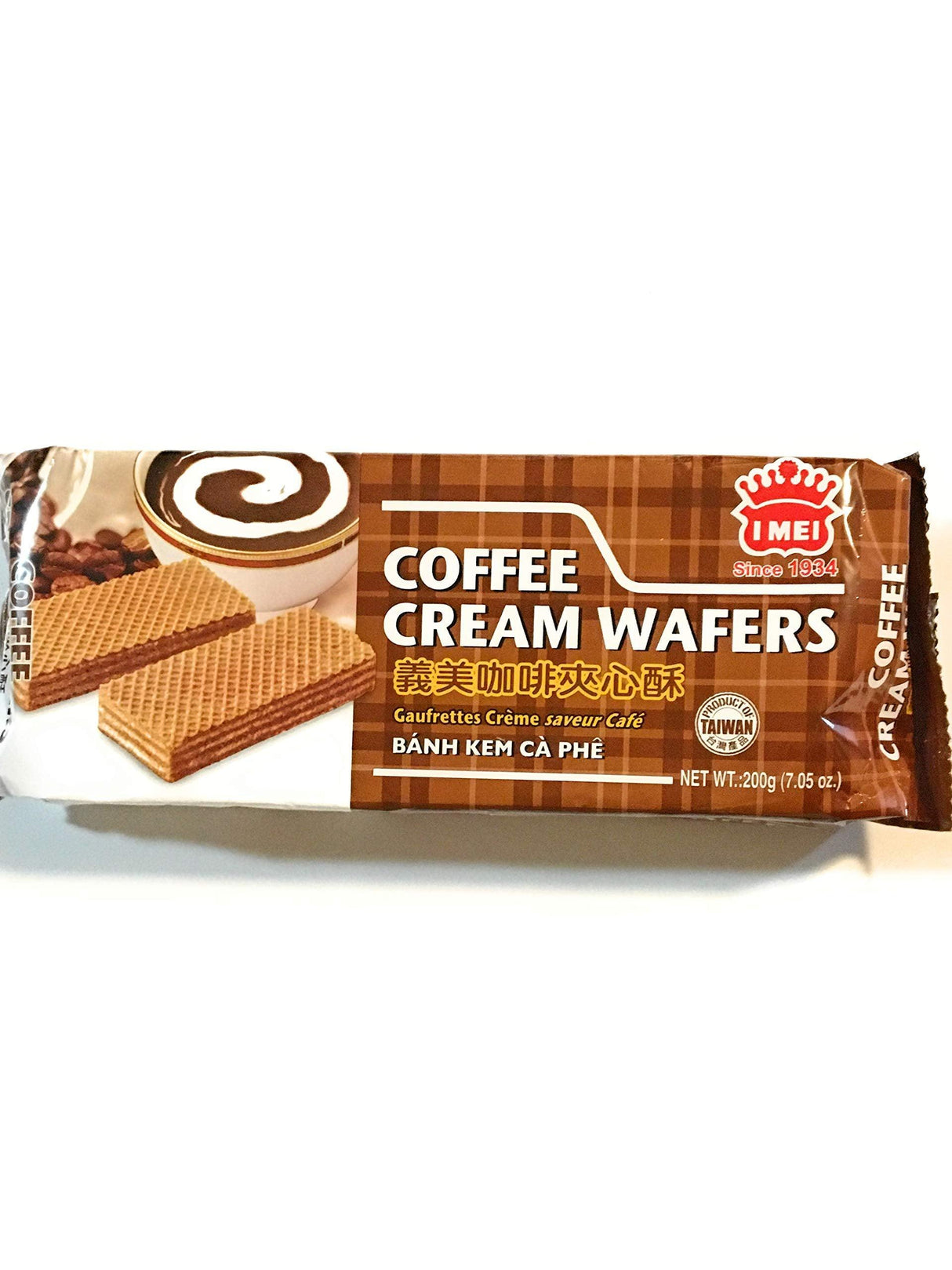 I Mei Coffee Cream Wafers 7.05 Oz(3 Pack) - Mighty Depot