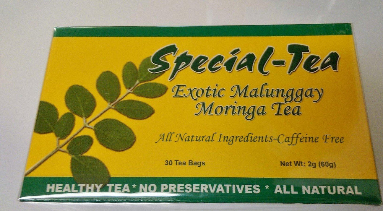 Special - Tea Exotic Malunggay Moringa Tea Pack Of Two Boxes 30 Tea Bags In A Box Net Wt. 60G - Mighty Depot