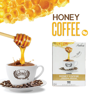 Carnes Premium Instant Coffee Mix with Honey Powder