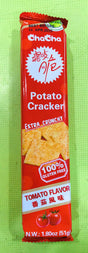 Chacha Potato Cracker Tomato Flavor 1.8 oz (Pack of 3) - Mighty Depot