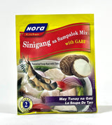 Nora Kitchen Sinigang sa Sampalok Mix with GABI 1,76 oz (Tamarind Soup Base with TARO 50 grams) 6-PACK - Mighty Depot
