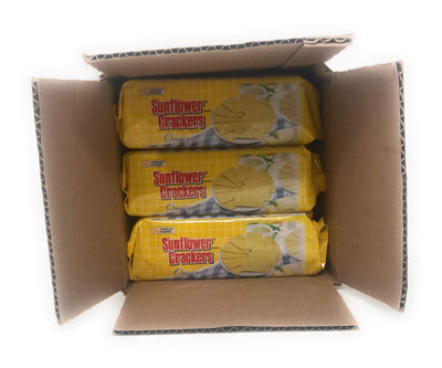 Croley Foods Sunflower Crackers Original 160g/5.7oz, 3 Pack