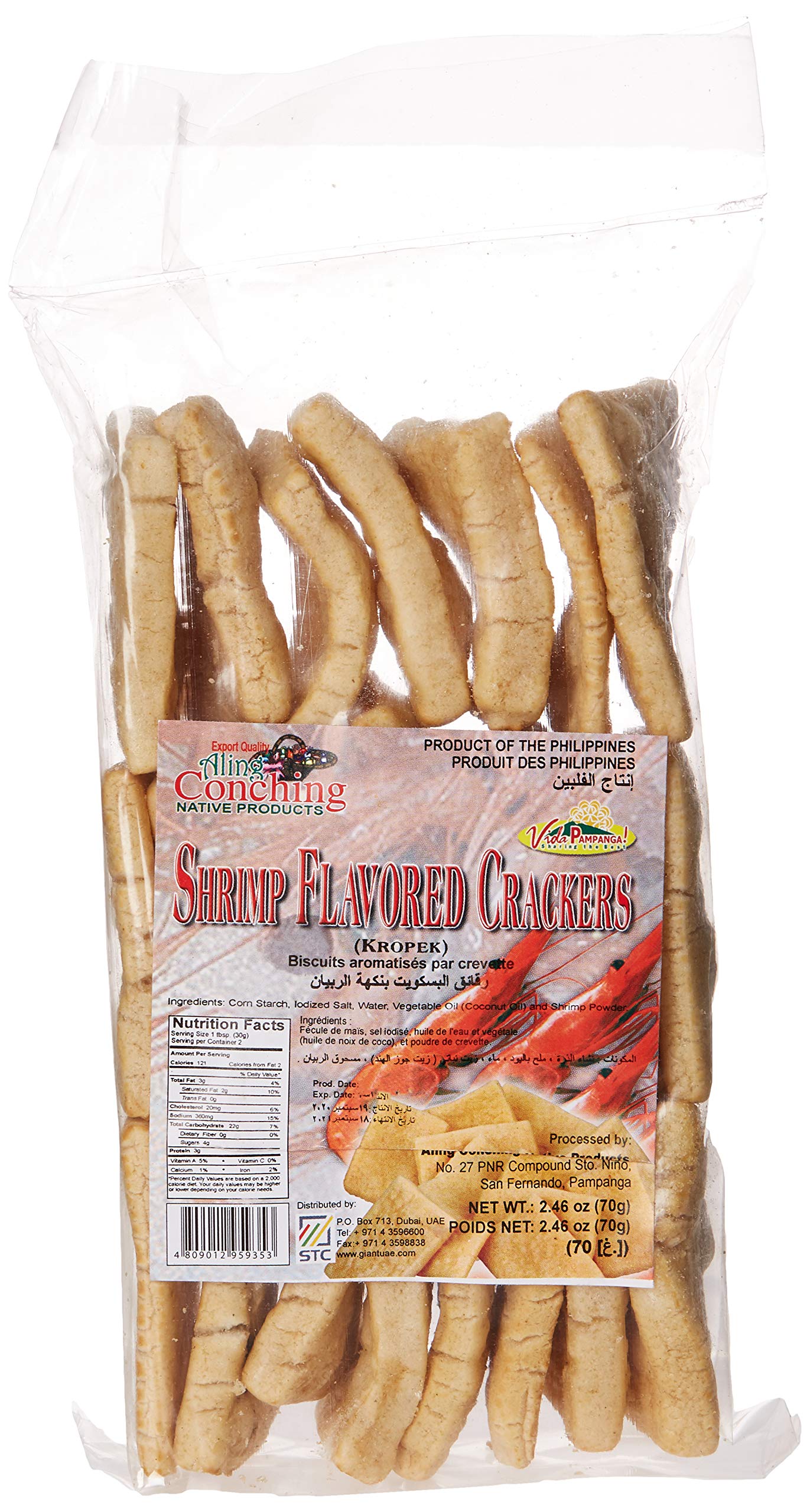 Lucia Shrimp Crackers Kropek 70g