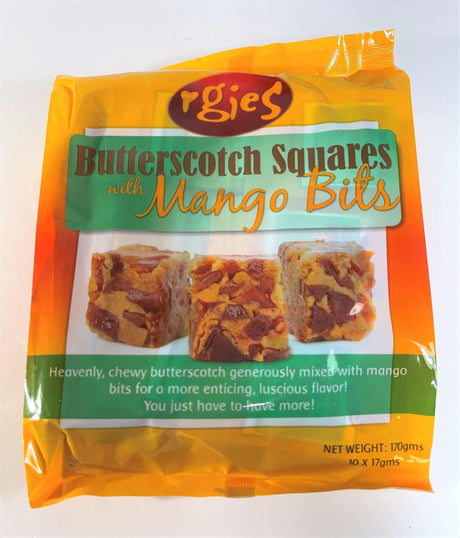 Rgies Butterscotch Squares with Mango Bits 170g (2-PACK) - Mighty Depot
