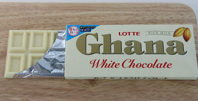 Lotte Ghana White 45g ~ 10 boxes