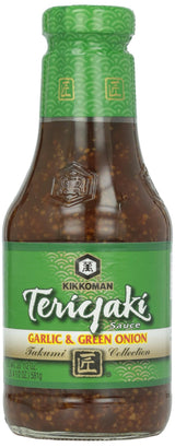 Kikkoman Teriyaki Sauce, Garlic & Green Onion, 20.5 oz - Mighty Depot