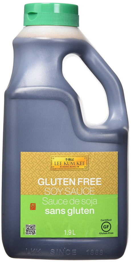 Lee Kum Kee Gluten Free Soy Sauce 1.9L (64 Fl Oz) - Mighty Depot