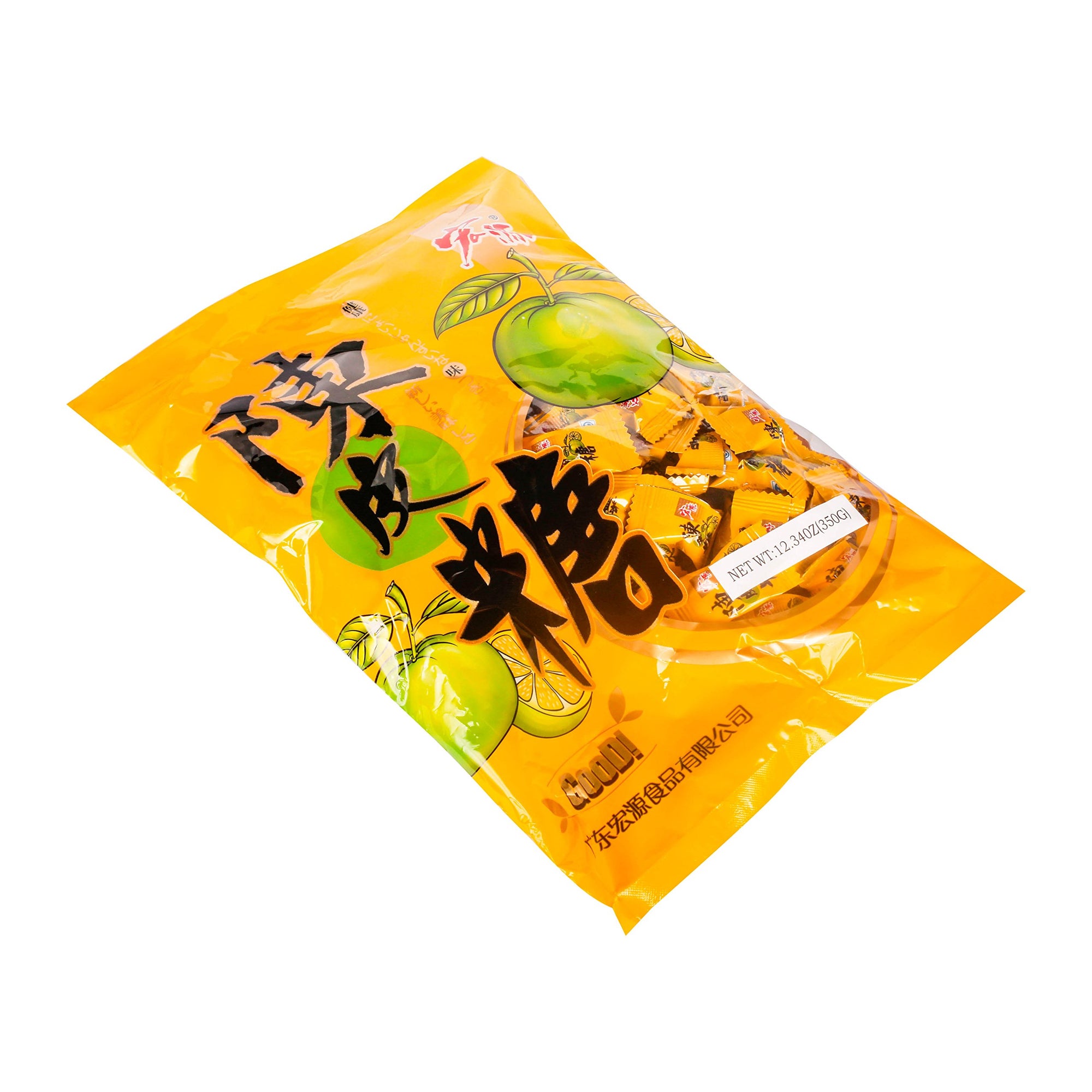 Hongyuan, Candy Tangerine Peel Flavor, 12.34 Ounce