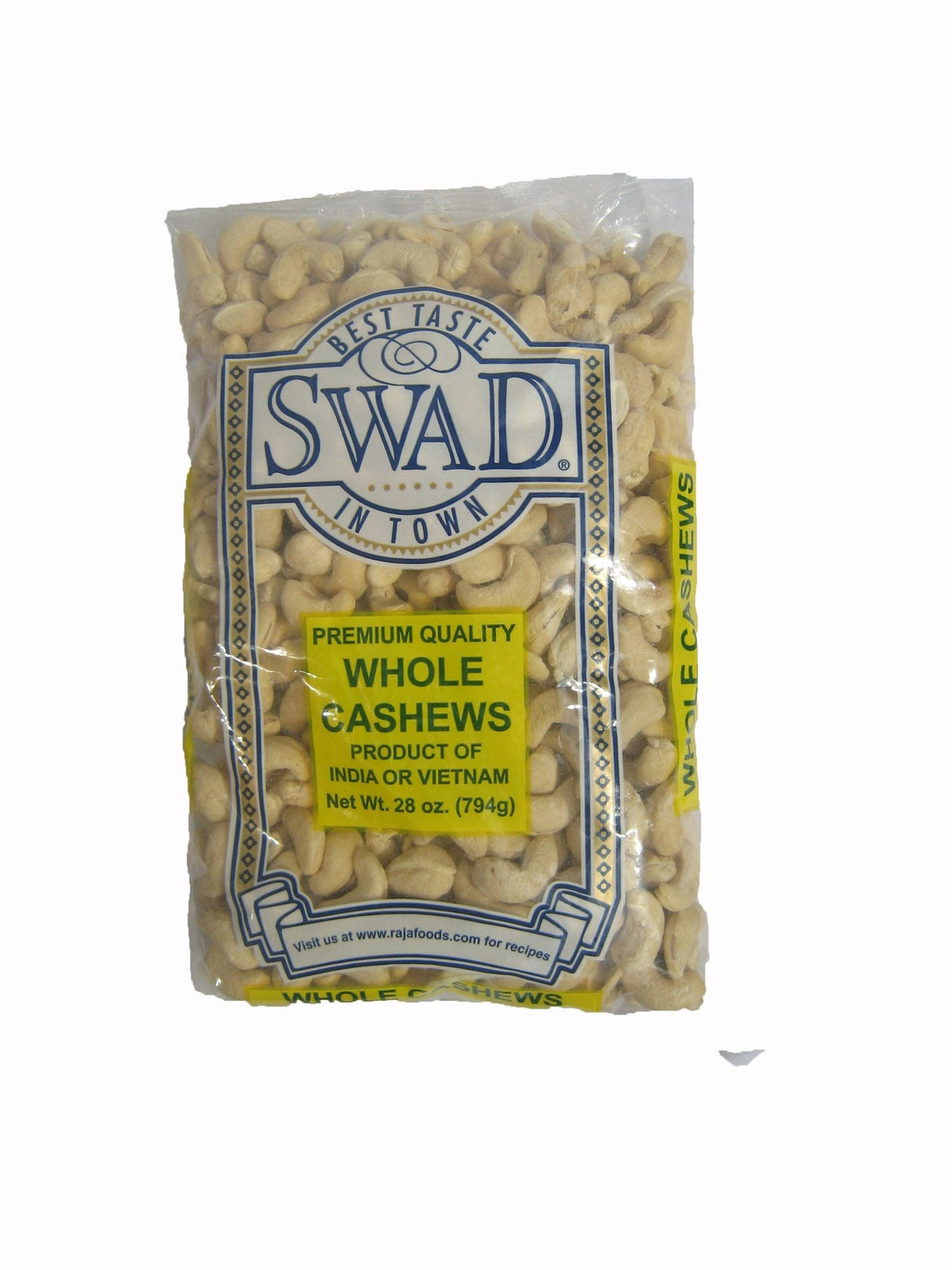 Whole Raw Cashews (28 Fl. Oz.) - Mighty Depot