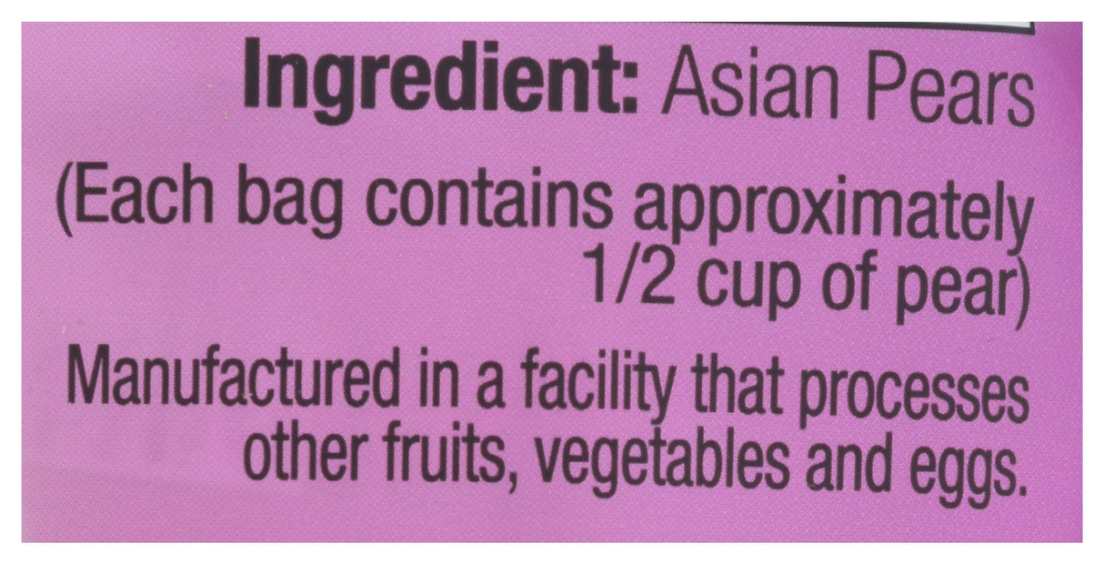 Crispy Green, Pears Asian, 0.36 Ounce, 6 Pack - Mighty Depot