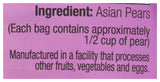 Crispy Green, Pears Asian, 0.36 Ounce, 6 Pack - Mighty Depot