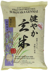 Sukoyaka Brown Rice, Genmai, 15-Pound - Mighty Depot
