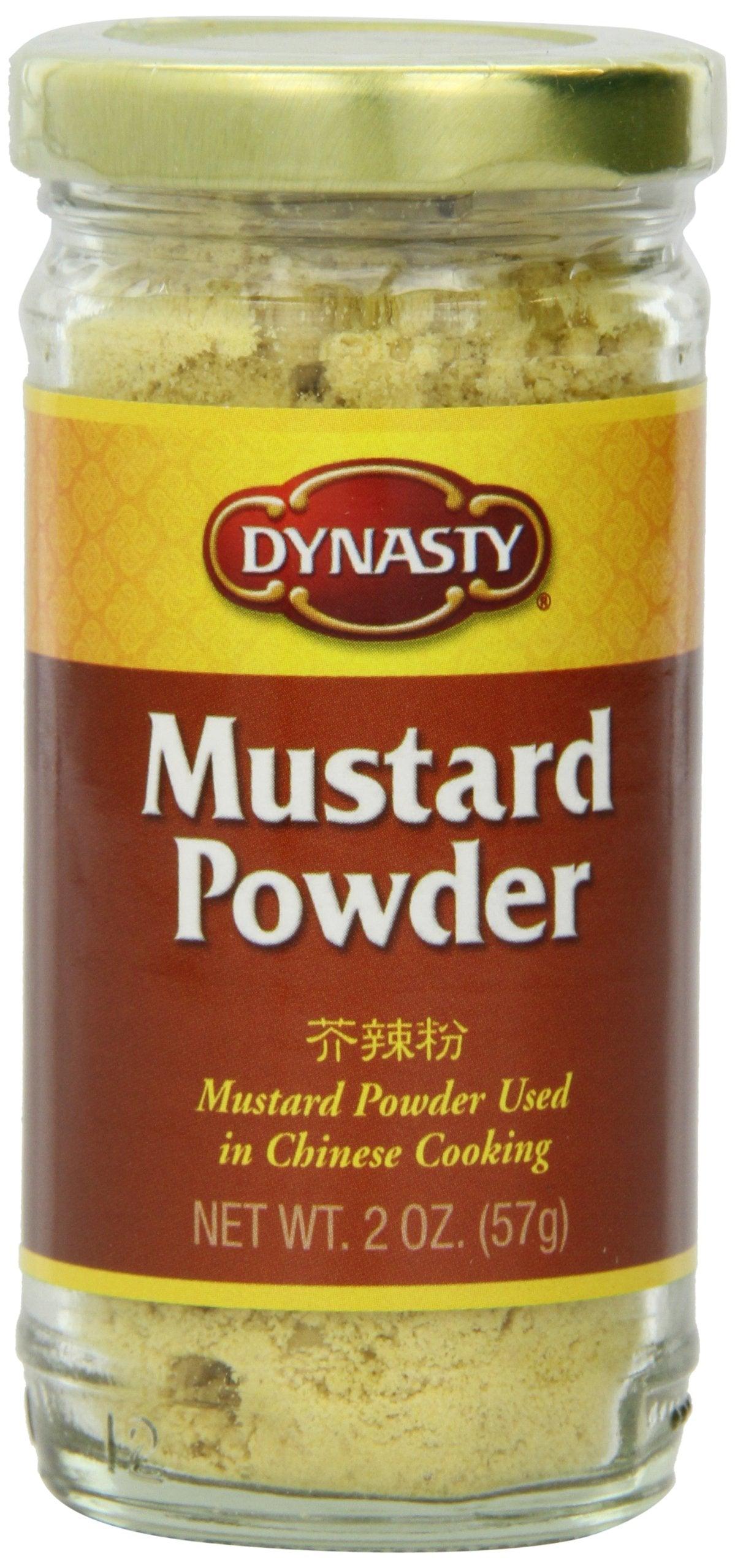 Dynasty Mustard Powder, 2-Ounce Jars (Pack of 12) - Mighty Depot