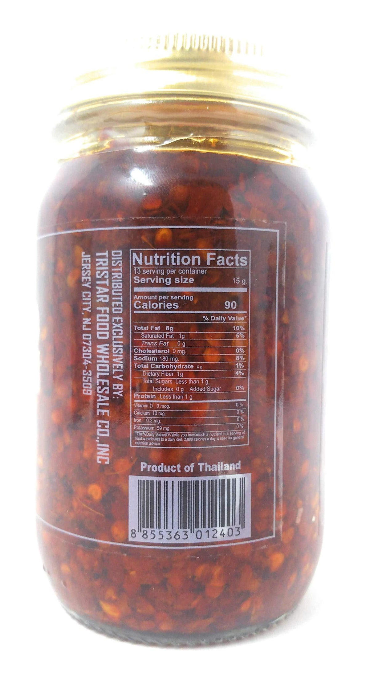 Golden Thai Kinnaree Pepper Sate Sauce, 7 Ounces, 1 Jar - Mighty Depot