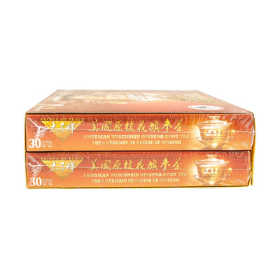 Prince of Peace American Wisconsin Ginseng Root Tea (2 boxes x 30 teabags each)