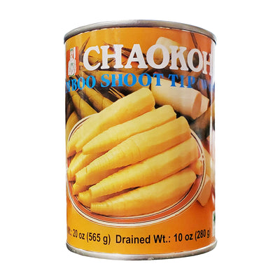 Chaokoh Bamboo Shoot Tip (Whole) in Water (2 Pack, Total of 40oz)
