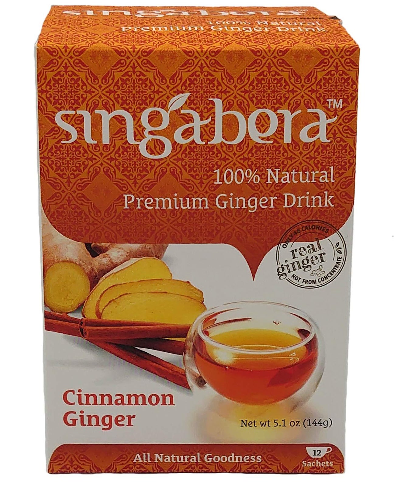 Premium Ginger Drink (Cinnamon Ginger) - 5.1oz (Pack of 1) - Mighty Depot