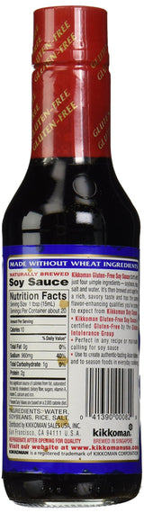 Kikkoman Soy Sauce, Gluten Free - Mighty Depot