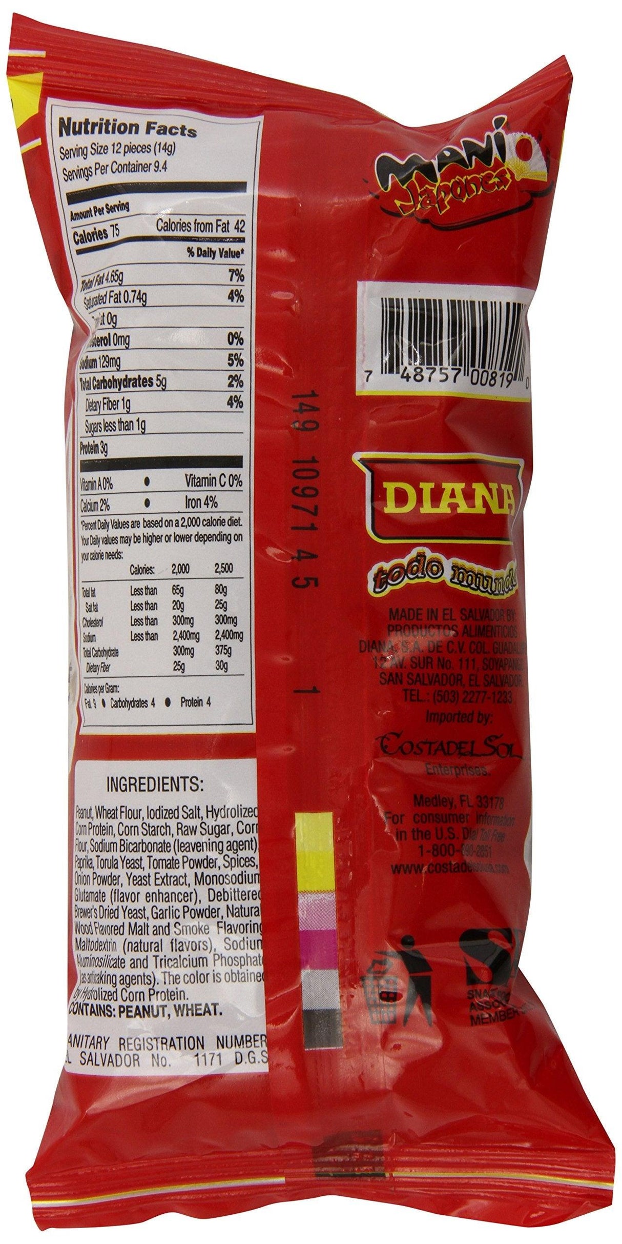 Diana Japones Peanuts, 4.6 Ounce - Mighty Depot