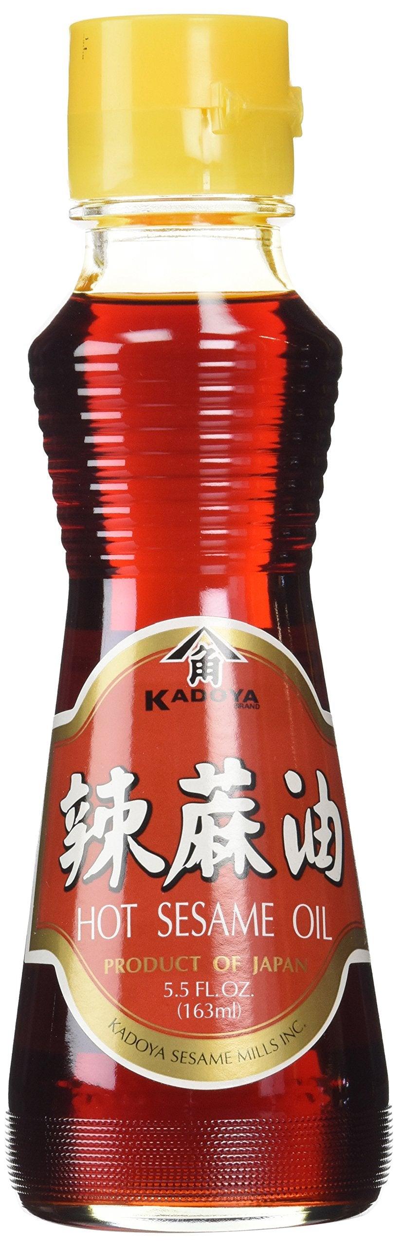 Kadoya Brand 100% Pure Hot Sesame Oil (5.5 OZ)