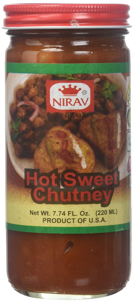 Nirav, Hot Sweet Chutney, 220 Grams(gm) - Mighty Depot