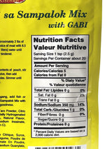 Nora Kitchen Sinigang sa Sampalok Mix with GABI 1,76 oz (Tamarind Soup Base with TARO 50 grams) 6-PACK - Mighty Depot