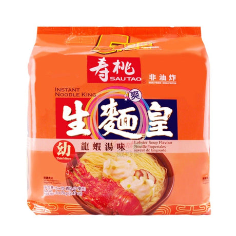 Sautao Noodle King Instant Lobster Soup Noodles, 350 Grams - Mighty Depot