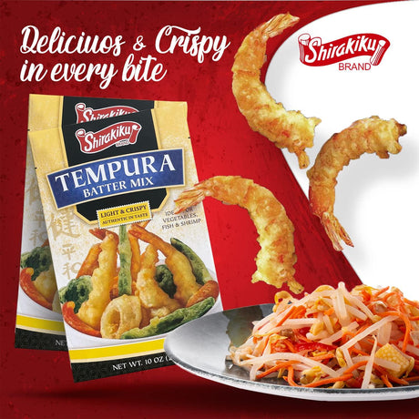 Shirakiku Tempura Batter Mix 10oz - Pack of 2 - Mighty Depot