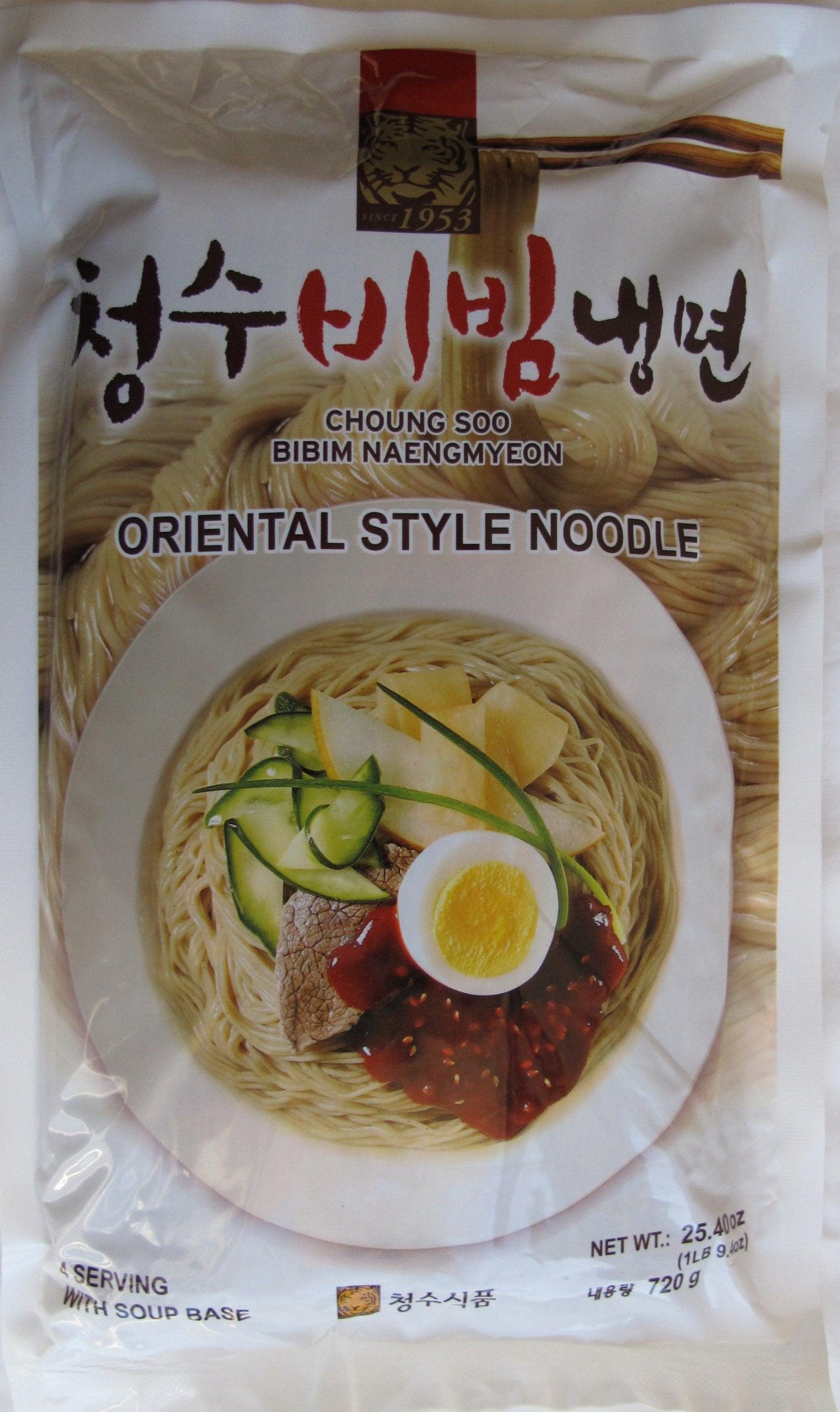 Choung Soo Bibim Naeng Myeon, Oriental Style Noodle (Waterless Noodle), 25.40 Ounces