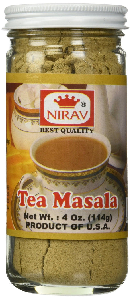 Nirav Tea Masala 4 oz - Ginger, Cinnamon, Cardamom - Mighty Depot