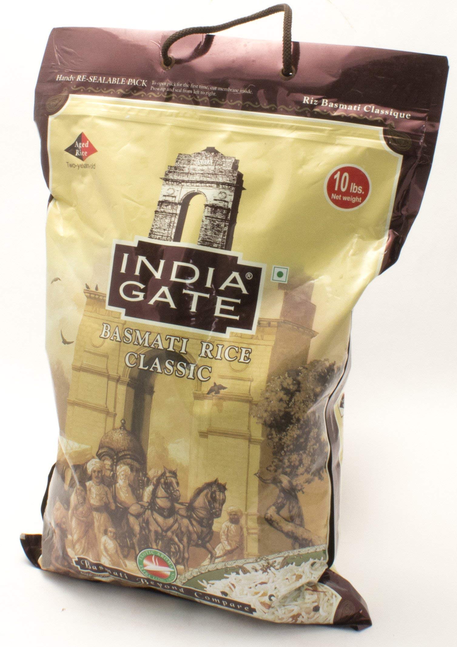 India Gate - White Basmati Rice - Classic, 10 Pound
