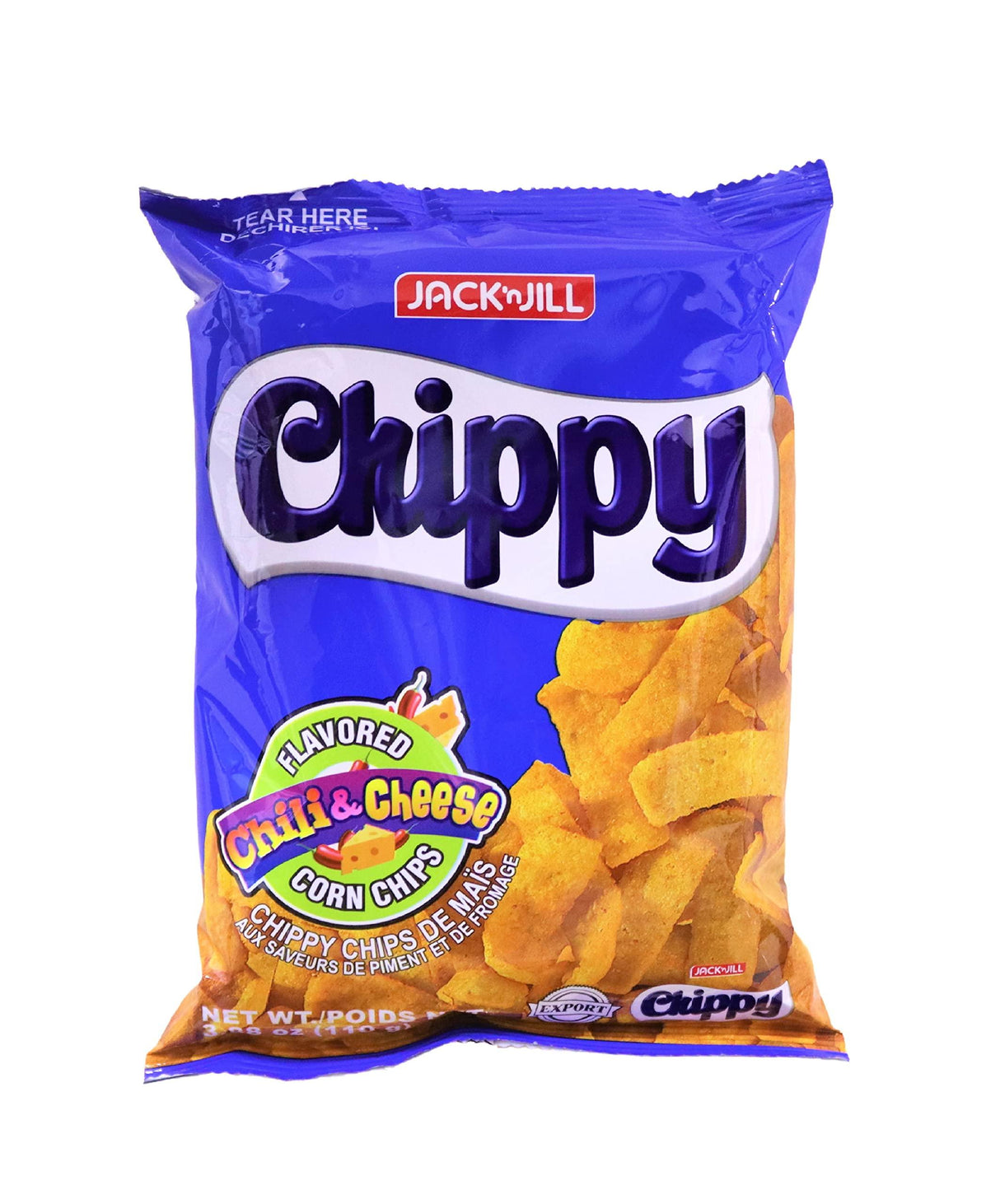 Jack 'n Jill Chippy Chili & Cheese Flavored Corn Chips - Mighty Depot
