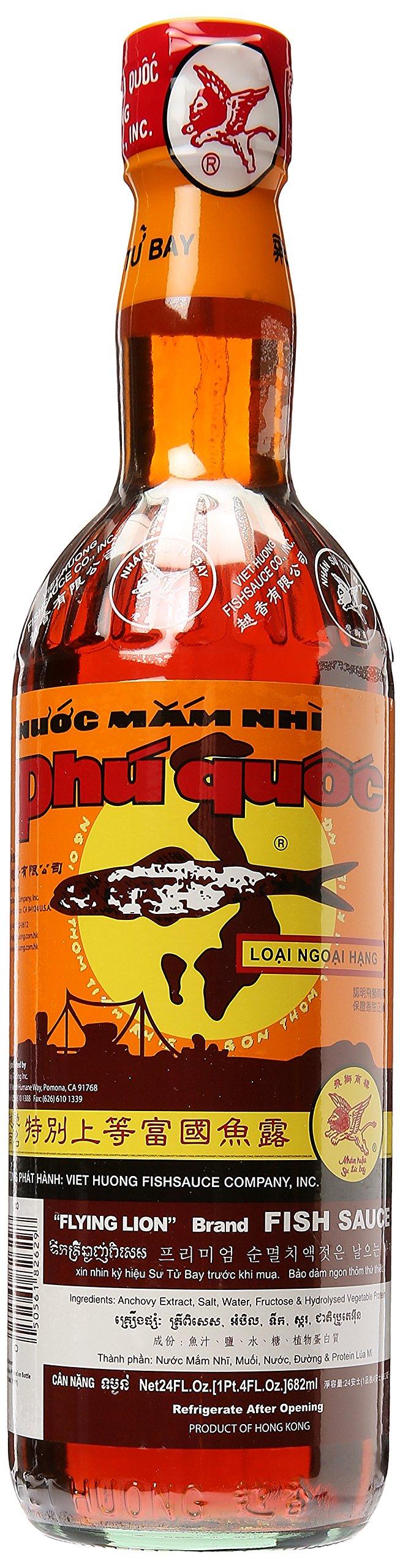 Flying Lion Vietnamese Style Fish Sauce - 24 ounce bottle - Mighty Depot