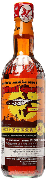 Flying Lion Vietnamese Style Fish Sauce - 24 ounce bottle - Mighty Depot