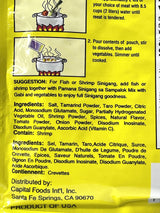 Nora Sinigang Sa Sampalok (Tamarind) Mix with Taro (Gabi)50g Pack of 9 - Mighty Depot